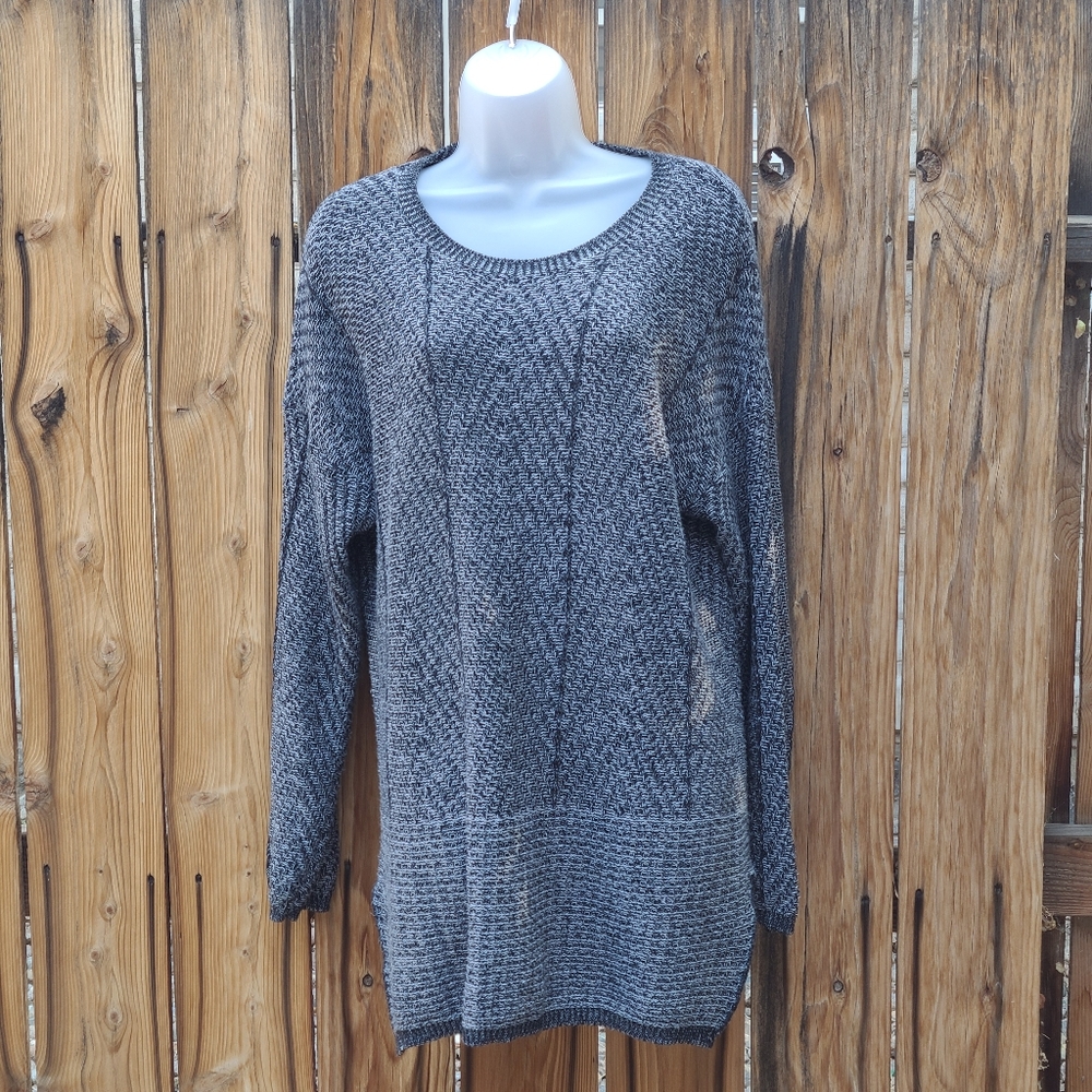Eight Eight Eight Grey 100% Cotton Sweater | XL